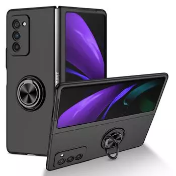 Магнитный чехол-кольцо для Samsung Galaxy Z Fold 5 4 2 5G Fold5 Fold4 Fold3 Fold2 Fold 3 Нескользящий противоударный чехол для телефона for Samsung Z Fold 3