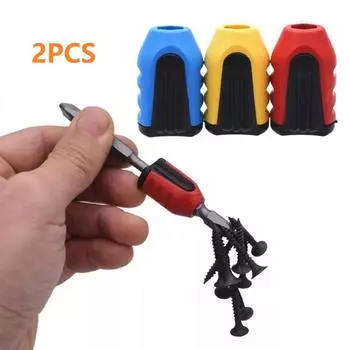 Magnetizer Magnetic ring 2pcs 6.35mm shank Anti-rust синий