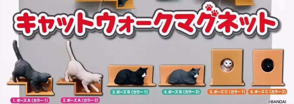 Магнит для подиума [Набор из 6 видов] (Полный Полный)] Игрушка-капсула Gacha Gacha
