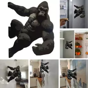 Магнит на холодильник Gorilla Climbing Gorilla Key Holder Магнит на холодильник Gorilla Key Organizer