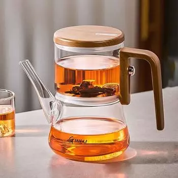 Магнитная присоска Floatys Cup Teapot Новый термостойкий стеклянный магнитный чайник с функцией разделения воды Чайный набор