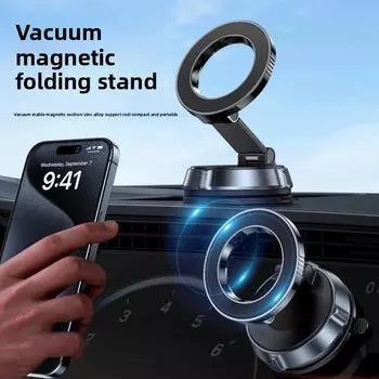 Магнитный автомобильный держатель для телефона, регулируемый на 360°, автомобильный держатель для сотовых телефонов для всех смартфонов темно-синий