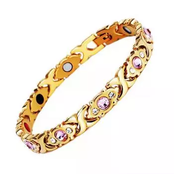 Магнитный браслет Yingqi Pink Diamond Buckle Pink Diamond чёрный