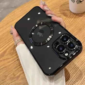 Магнитный чехол для беспроводной зарядки Magsafe для Iphone 11 12 13 14 Pro Max Plus, защитная задняя крышка для объектива For iPhone 11 Pro
