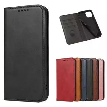 Магнитный чехол для Coque Iphone 14 12 Pro Max Mini чехол для Funda Iphone 11 13 7 8 Plus 6 Xr Xs Se 2020 роскошный кожаный флип-чехол iPhone 12 Pro Max хаки