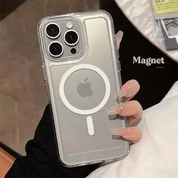 Магнитный чехол для телефона в виде космической ракушки 15promax