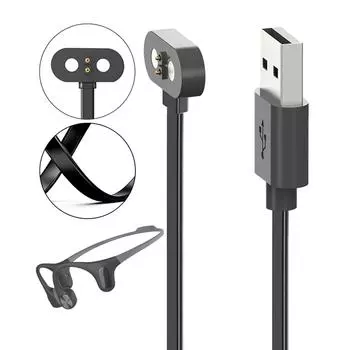 Магнитный USB-кабель для быстрой зарядки наушников, дата-кабель, адаптер для зарядки, док-станция, кронштейн, подходит для Mojawa MOJO2