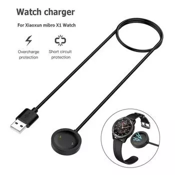 Магнитный USB-кабель для зарядки, 1 м, кабель для зарядки Mibro X1/Mibro Color/Mibro Lite