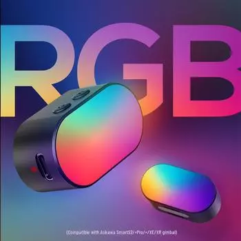 Магнитный заполняющий RGB-стабилизатор света для XPRO, Zhiyun, Haohan, DJI Gimbals, идеально подходит для живых съемок и освещения Original authentic Okawa, single pack