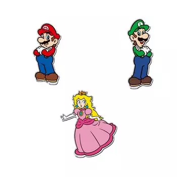 Магниты BANDAI Super Mario Character 2 14 шт. КОРОБКА с конфетами Игрушка
