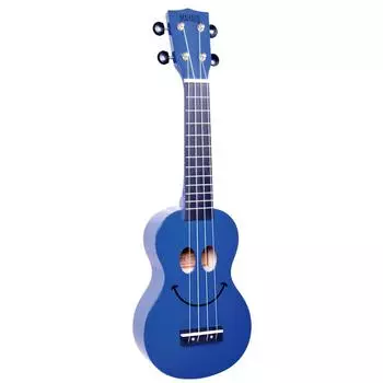 MAHALO сопрано УКУЛЕЛЕ Art Series Blue U-SMILE синий
