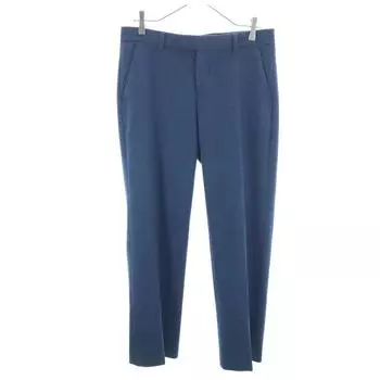MAISON KITSUNE wool Slacks pants 38 Navy Women Used