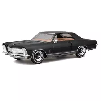 Maisto 1965 Buick Riviera Black Mini Car Diecast Car Complete Product 31214 BK 1/26
