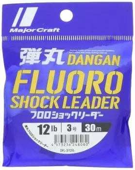 Major Craft Line Bullet Fluoro Shock Leader 30m DFL-3/12lb No. 3.0 (12lb)