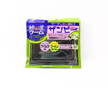 Major Craft Мягкая Пластиковая Приманка 2,5 дюйма Aji Do Worm ADW-ZB2.5 007 (0072)