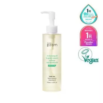 Make Prem Safe Me Relief Moisture Cleansing Oil 210мл, Корея очищающее
