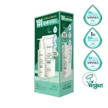 Make Prem Safe Me Relief Очищающее молочко для увлажнения, 200 мл, специальное предложение (+100мл заправка) Cleansing milk plan (+refill)