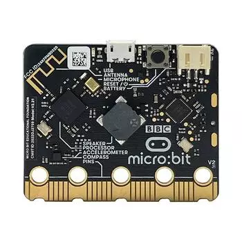 Макетная плата BBC Micro bit V2.2 Модернизированный процессор Емкостный сенсорный датчик с динамиком Микрофон BLE5.0 LED