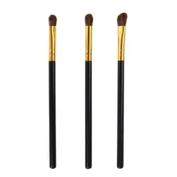 Makeup Brush 3 PCs New Arrival Horse Hair Eye Shadow Shadow Brush Brush Suit Beginner Single Head Brush Beauty Makeup Makeup Tools Little Horse Hair 3 Pack