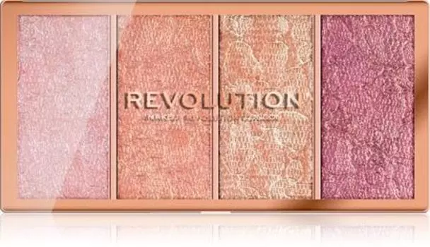 Makeup Revolution Vintage Lace palette de blush TU прозрачный
