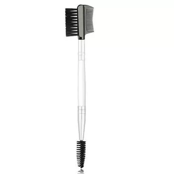 Makeup Tool Wood Handle Double Ended Eyebrow Comb Eyebrow Brush Eyelash Brush Makeup Brushes