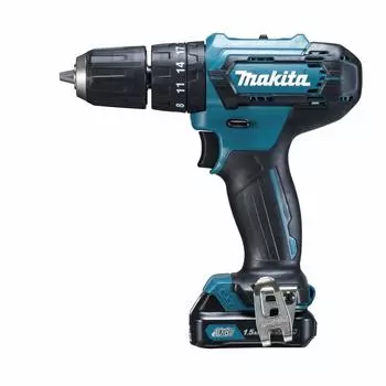 Makita Аккумуляторная вибрационная дрель-шуруповерт HP333DSHX Глубина x Высота x Ширина 19,3 21,2 6,6 см