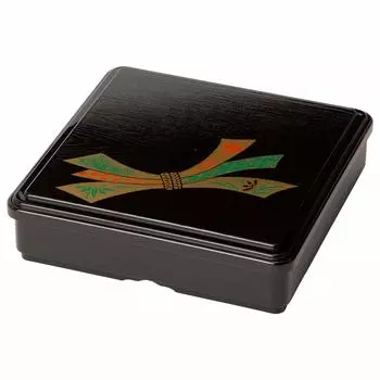 Makunouchi Bento 7 размеров Fixed Wood Grain Bento Tea Pearl Noshi xx ABS Resin Japan Commercial Use (Фиксированный раздел) [21,1 21,1 5,4 см] коричневый