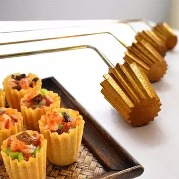 Малазийский производитель пирогов Nyonya Top Hats Mold Egg Tart Mold Многоразовая форма Pai Tee Mold Жареные закуски Инструмент для кухонной выпечки Гаджет Инструмент