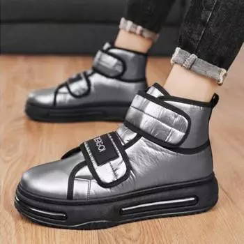 Male Shoes Boots With Fur Winter Warm Men s Snow Offer Non Slip Size 45 Hot Selling High Quality Classic Comfortable Vintage 44 39