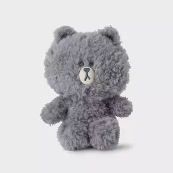 Маленькая сидячая кукла Line Friends Цвет Коричневый Серый