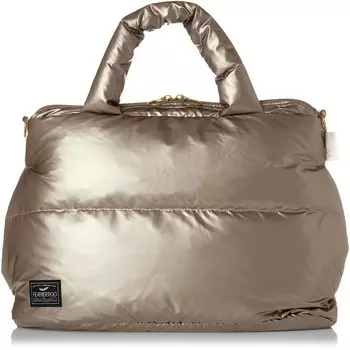 Маленькая сумка-тоут Feather Down LT Feather Lou Deli Color B 1470 Dark Gold Free Size [ROOTOTE] Женская