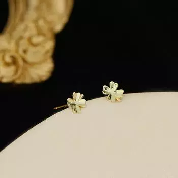 Маленькие золотые серьги для женщин в холодном стиле, изысканные серьги-косточки, простые маленькие и универсальные серьги