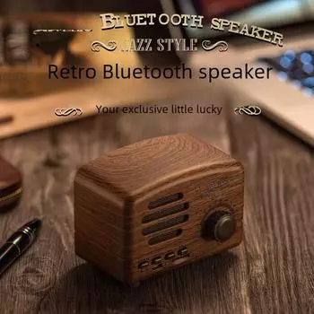 Маленький принц Ретро Мини Bluetooth-динамик: Беспроводной, портативный, готовый к использованию на открытом воздухе темно-синий