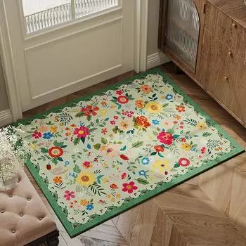 Маленький свежий коврик для входной двери, нескользящий и грязный коврик для входной двери виллы 50x80cm