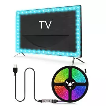MALITAI 5 В светодиодная лента USB Mini 3 клавиши управления RGB 5050SMD гибкая лампа не водонепроницаемая лента диодная подсветка телевизора светодиодная лента для домашнего декора
