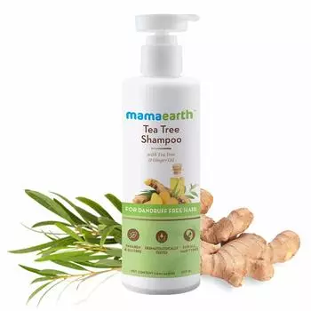 Mamaearth Шампунь против перхоти с чайным деревом и маслом имбиря - 250 мл