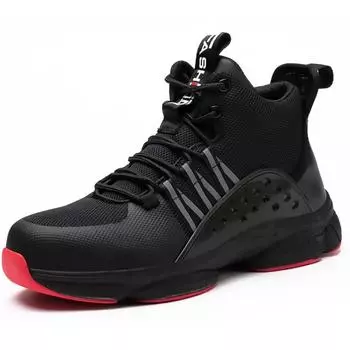 Man Safety Shoes Puncture-proof Work Sneakers Lightweight Work Shoes Men Steel Toe Shoes Safety Boots Indestructible Shoes 40