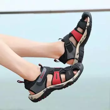 Man Sandals Stylish Shoes for Men New Design 2024 Casual Luxury Designer Japanese on Offer Fashion Clearance Sale Outdoor Summer 38