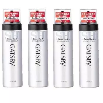 MANDOM [Bulk Purchase] Gatsby Styling Foam Super Hard x 4 pieces