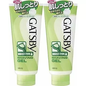 MANDOM Gatsby Moisturizing Shaving Gel 205g (2 pieces)