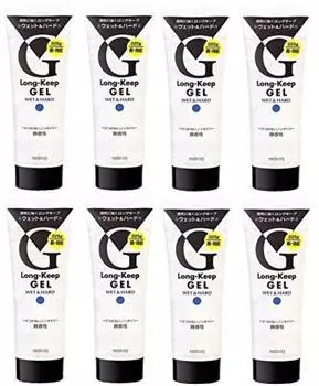 Mandom Гель для укладки волос Long Keep Wet Hard 225 г x 8 штук [Оптовая покупка] &