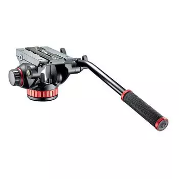 Manfrotto 2WAY Head Professional Fluid Video Head Flat Base Aluminum MVH502AH