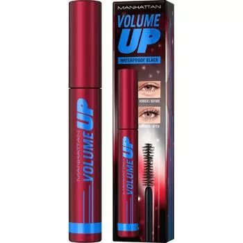 Manhattan MANHATTAN Тушь для ресниц Volume Up 003 Водостойкая черная 8 мл