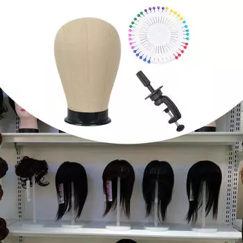Mannequin Head Model Hat Display Tabletop Multipurpose Cap Storage Rack for Home Salon and