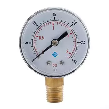 Манометр TS-Y504 Вода Масло 0-15psi 0-160psi