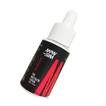 Mansim Mustache Serum Beard Serum Razor Mark Removal Sample Giveaway 18ml, 1 piece