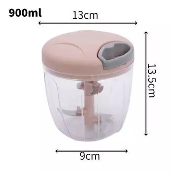 Manual Chopper Food Pull Cord Pulling Vegetable Slicer Hand Blender Kitchen