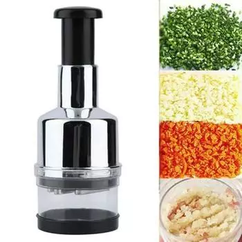 Manual Mincer Garlic Chopper 304 Stainless Steel Garlic Press Crusher Vegetable Onion Cutter Kitchen Cooking Accessories белый