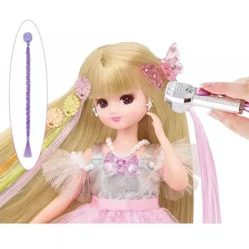 Manufacturer Takara Tomy Doll Push Pink with Original Color Extensions Play Toy Ages [With Bonus] Licca-chan Exterica-chan Dress-up 3+
