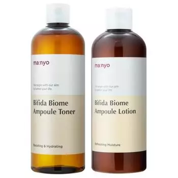 Manyo Factory Bifida Biome Ampoule Toner + Lotion Single Set, 1 шт.